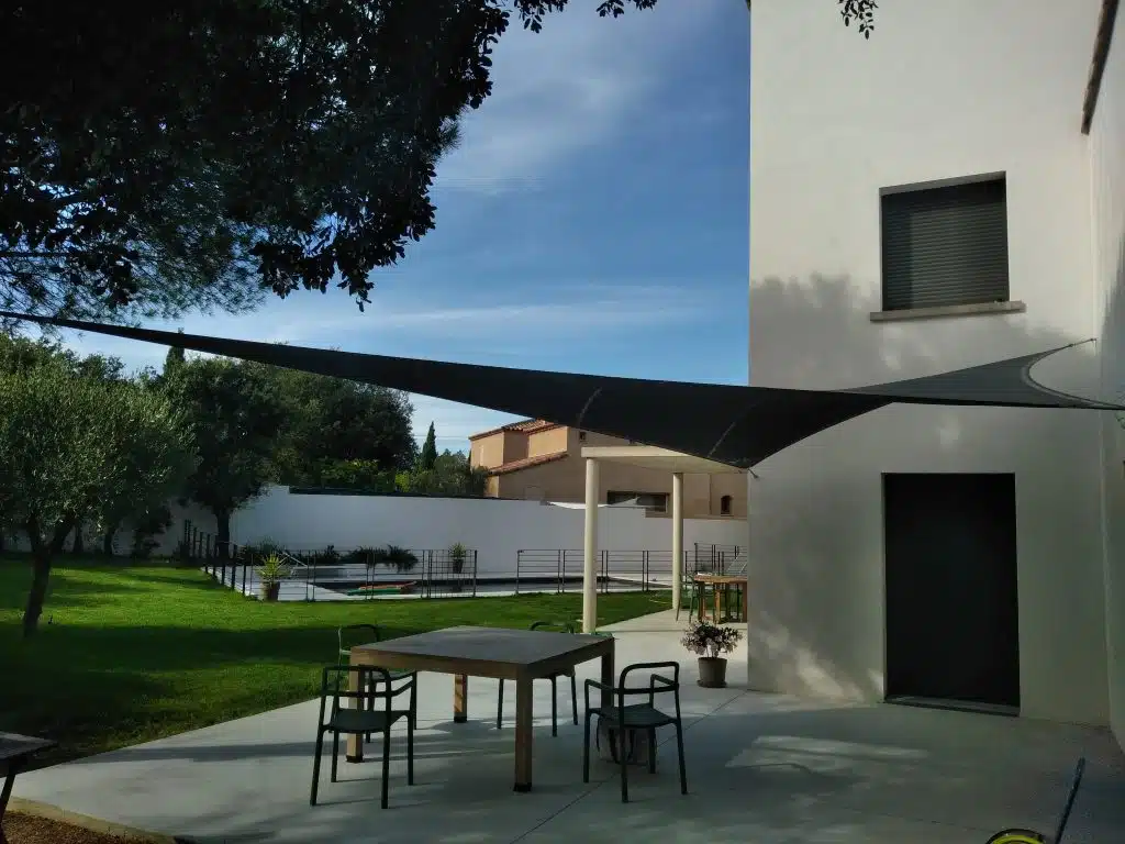 voile d'ombrage sur mesure